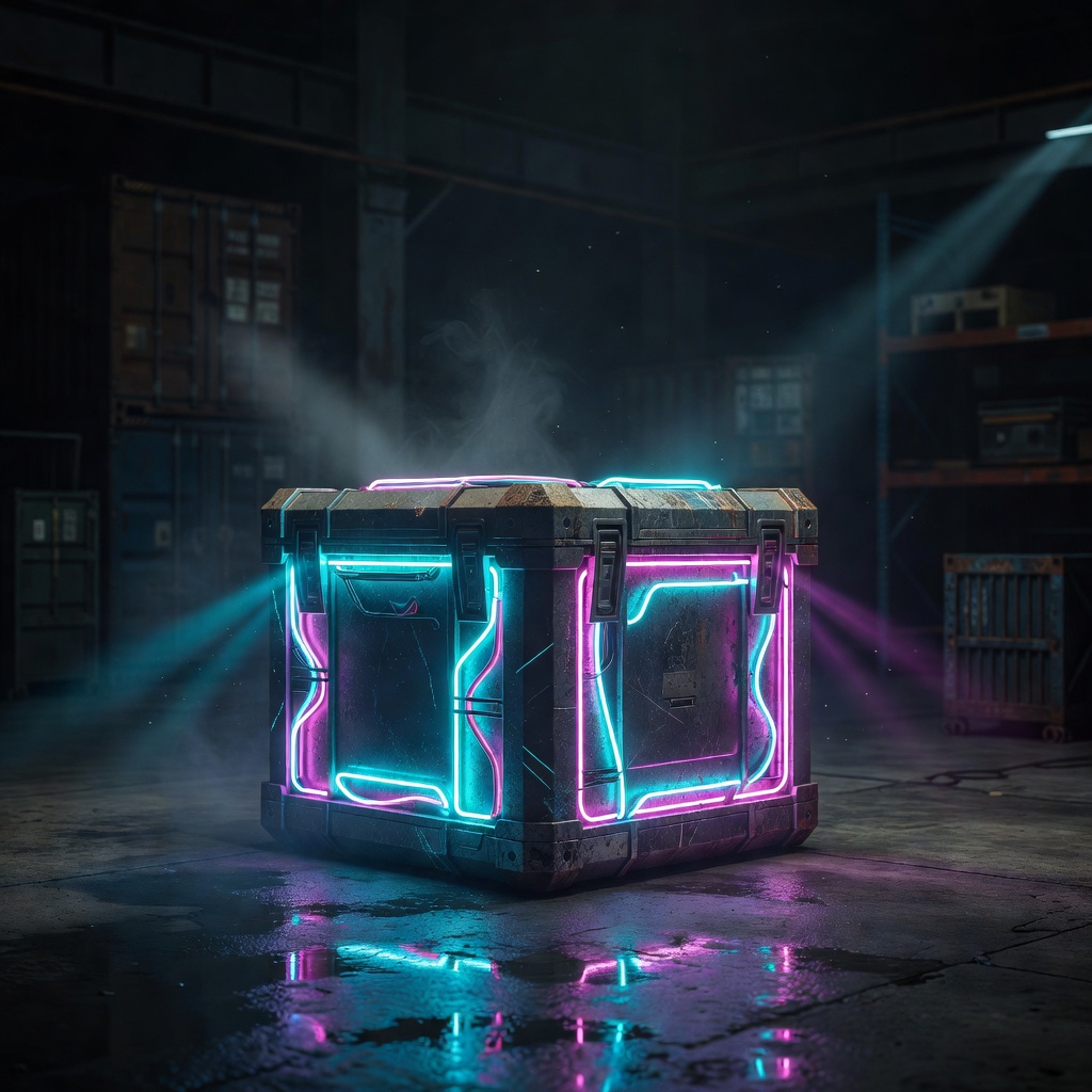 Cyber Neon Box Crate Image